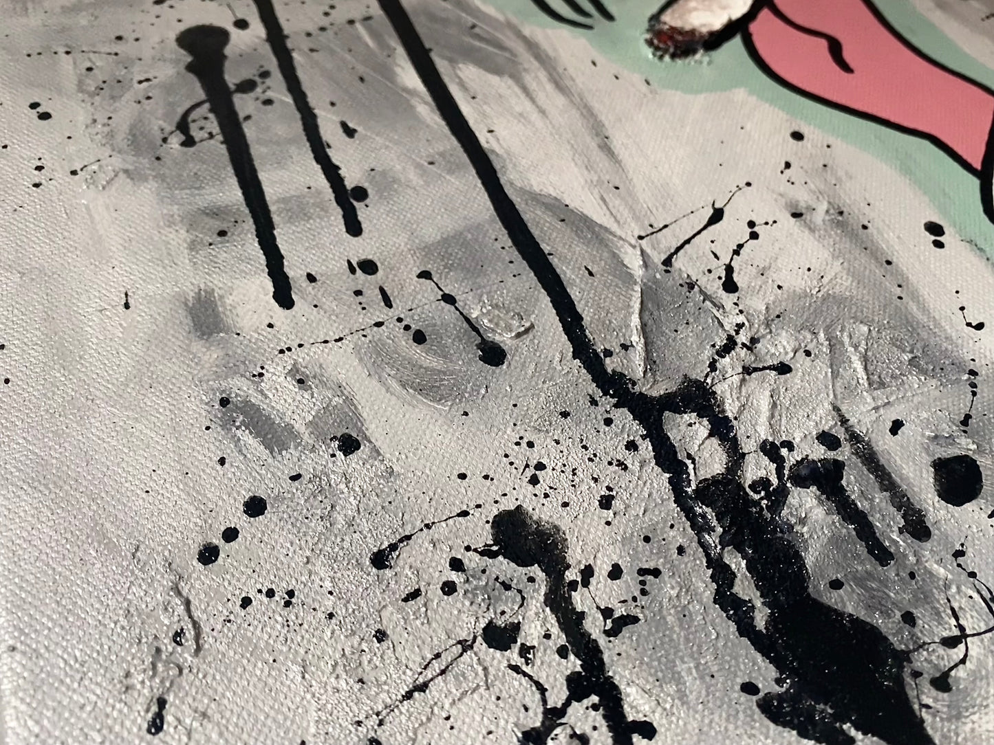 Acrylic Painting on Canvas "HI PANTHER"