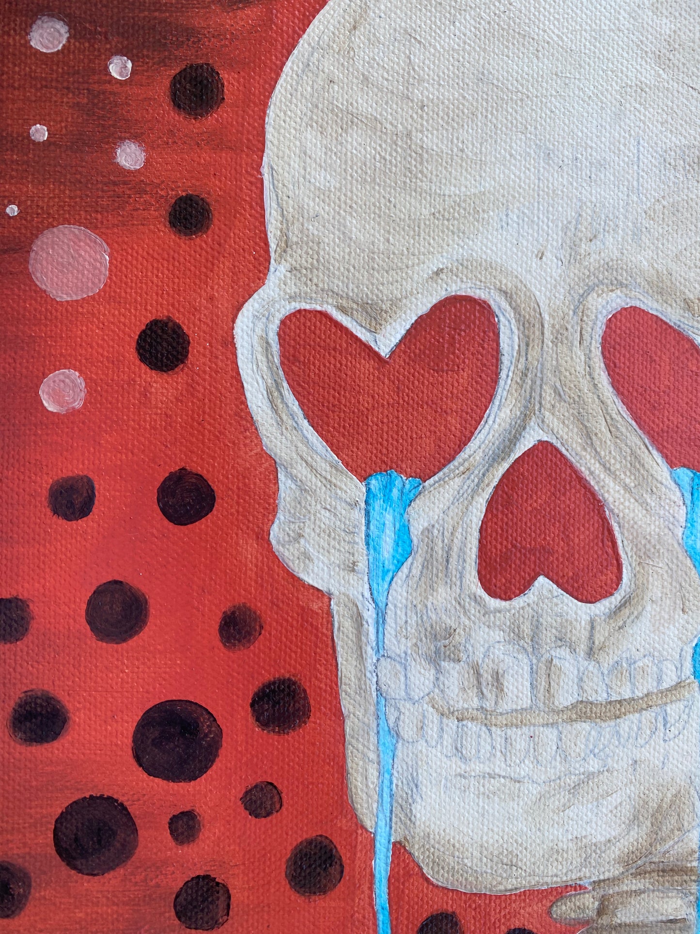Oil Painting on Canvas "Skullove"