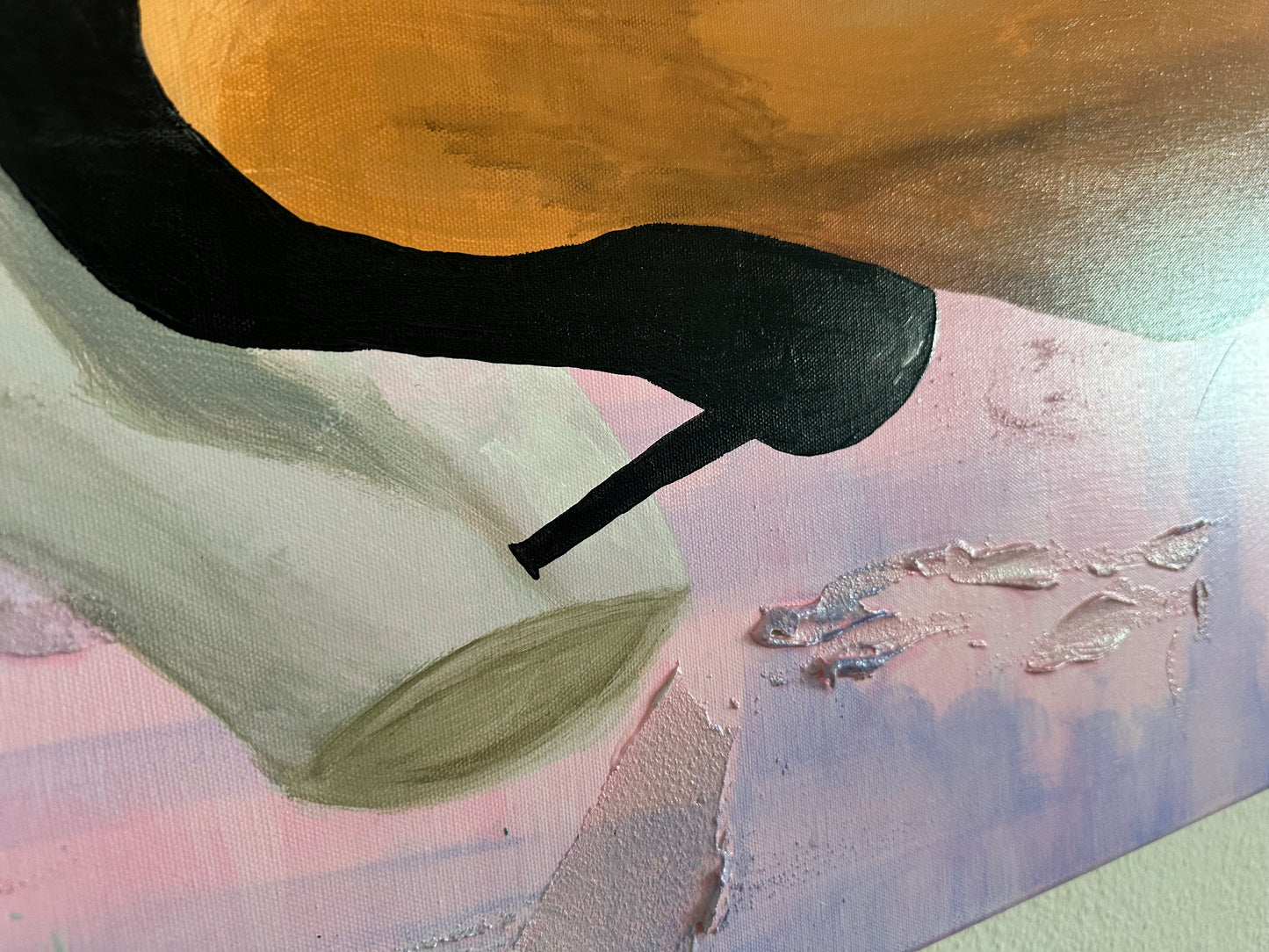 Acrylic Painting on Canvas "GREEK KISS’"