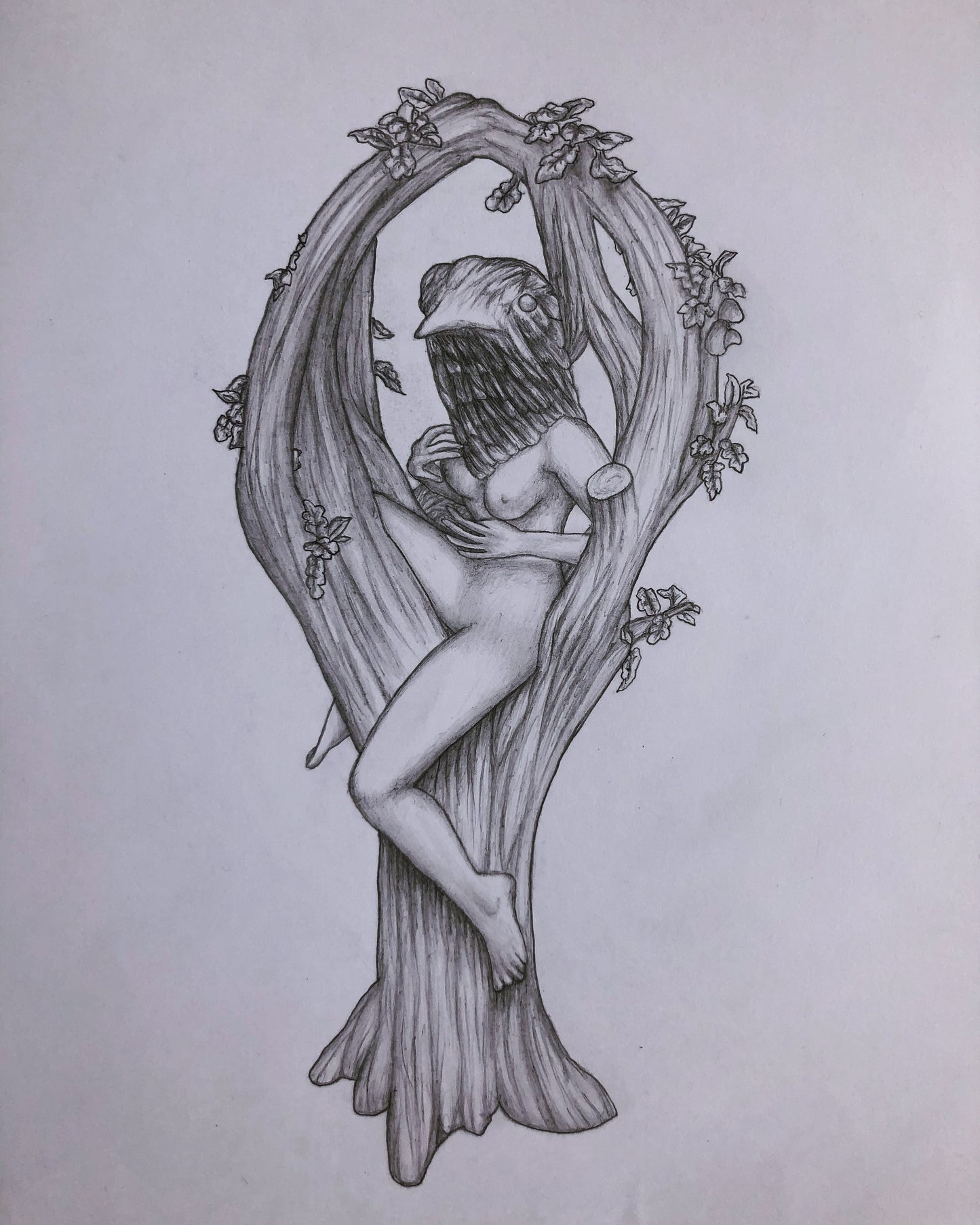 Pencil drawing „Lady Bird“