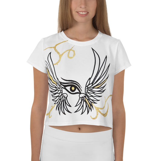 WEAR - Crop T-Shirt "Angel Eyes"