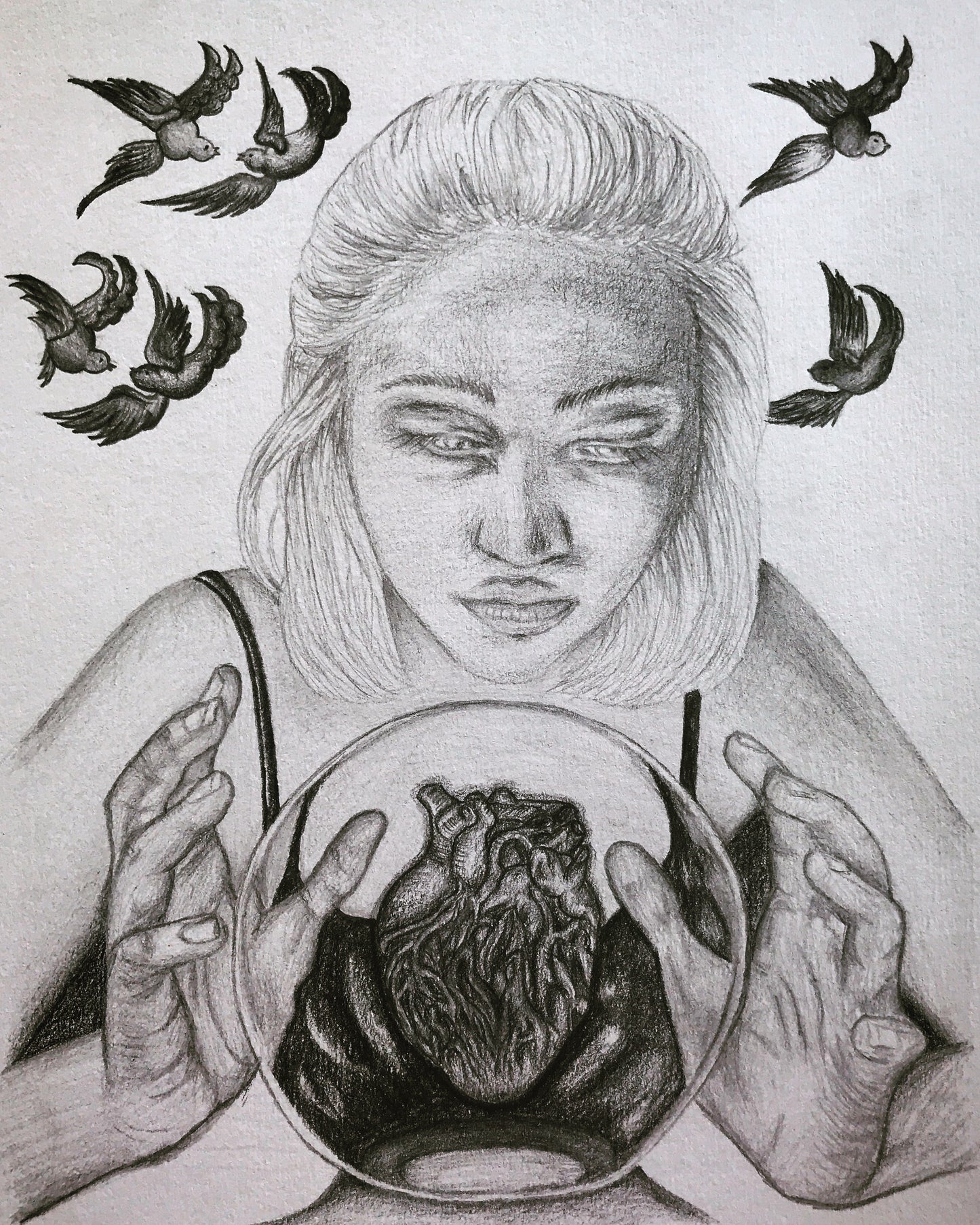 Pencil drawing „Loveccult“