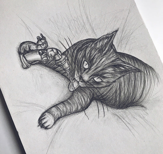 Pencil drawing „Pussycat“