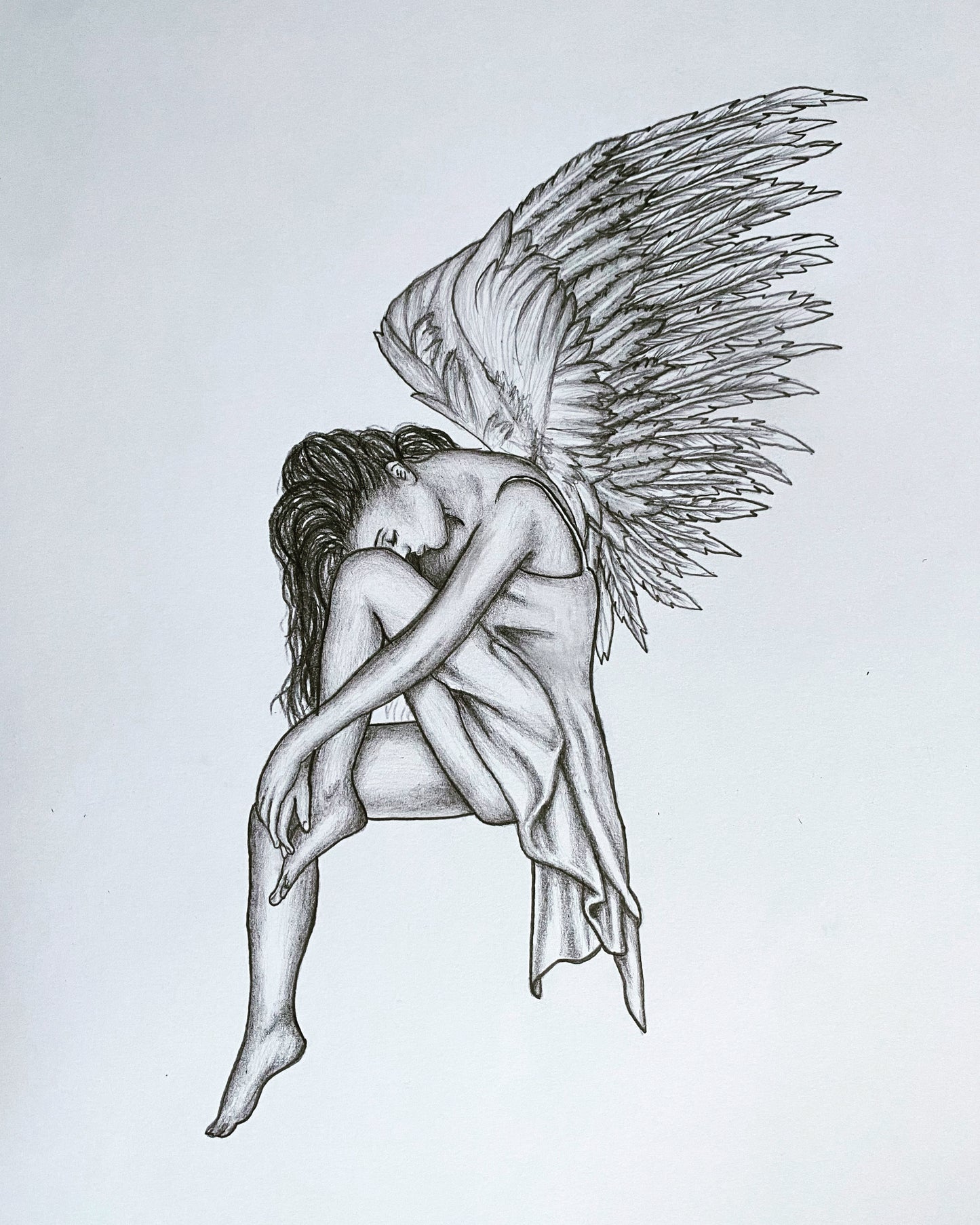 Pencil drawing „Angel“